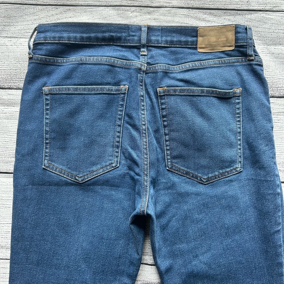 Everlane Mid Rise Skinny Jean Ankle in Dark Indigo wash size 30 - Picture 10 of 16